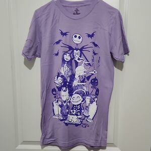 NWOT Nightmare Before Christmas Purple Tee